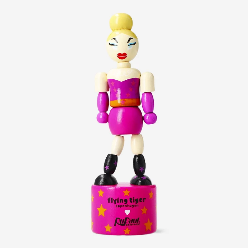 RuPaul's Drag Race x Flying Tiger Copenhagen - Drag queen push puppet