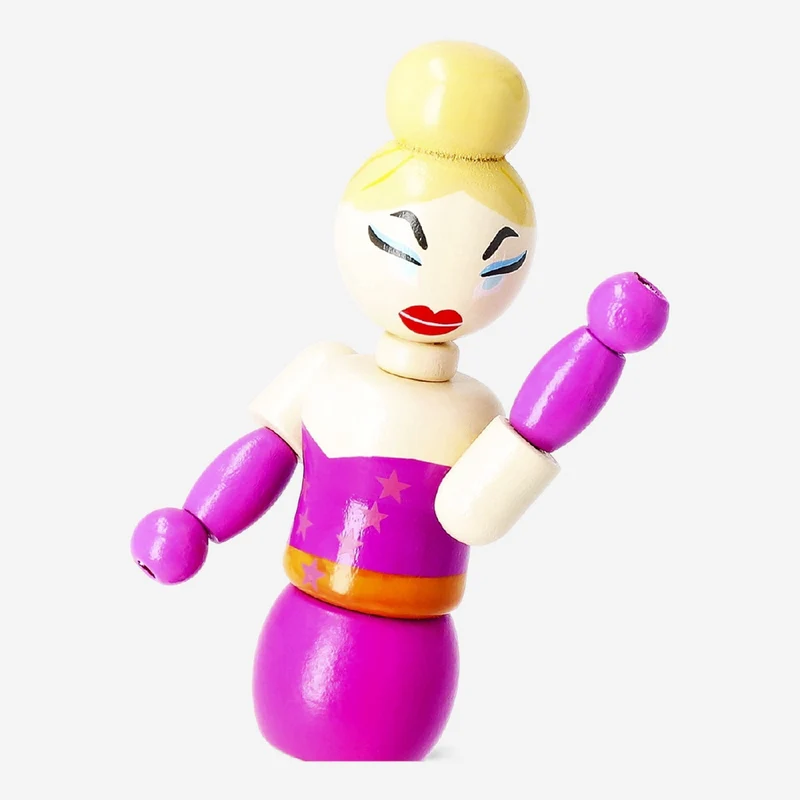 RuPaul's Drag Race x Flying Tiger Copenhagen - Drag queen push puppet