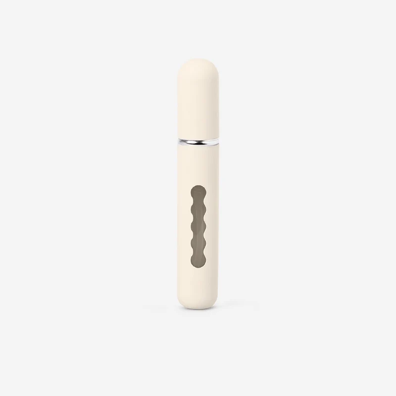 Beige refillable travel perfume bottle - 8 ml