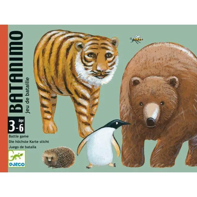 Batanimo - Juego de mesa - Djeco - 2-4 jugadores - 3+ años - 10 min