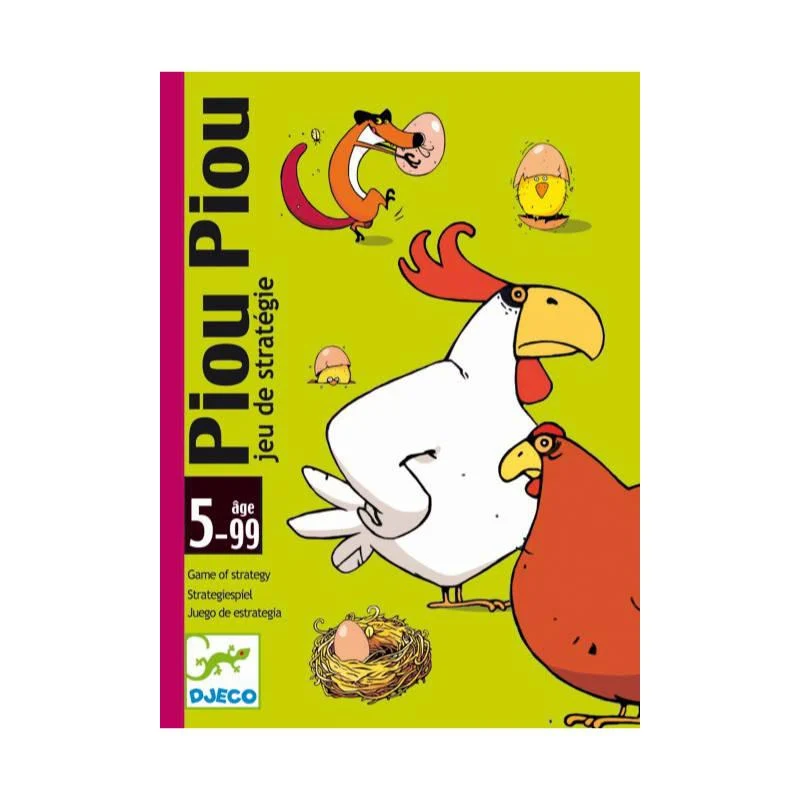 Piou Piou - Juego de mesa - Djeco - 2-5 jugadores - 5+ años - 10 min