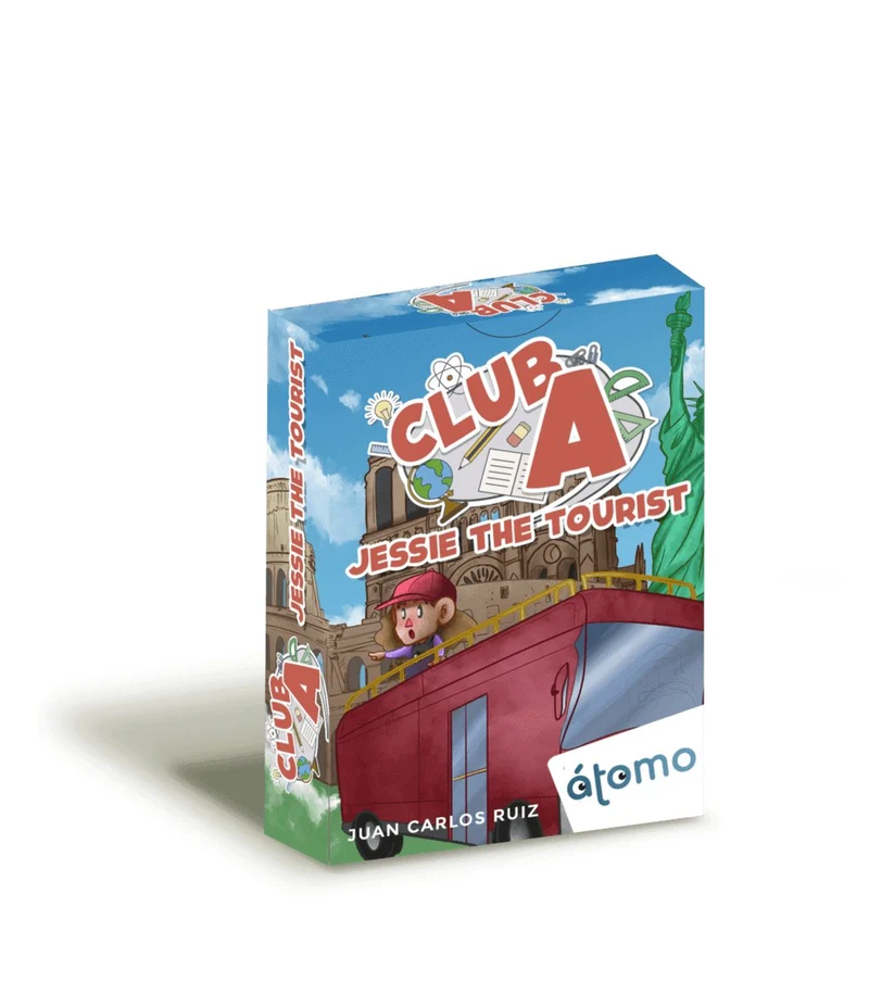 Club A, Jessie The Tourist - Juego de mesa - Atomo - 1-4 jugadores - 8+ años - 20 min