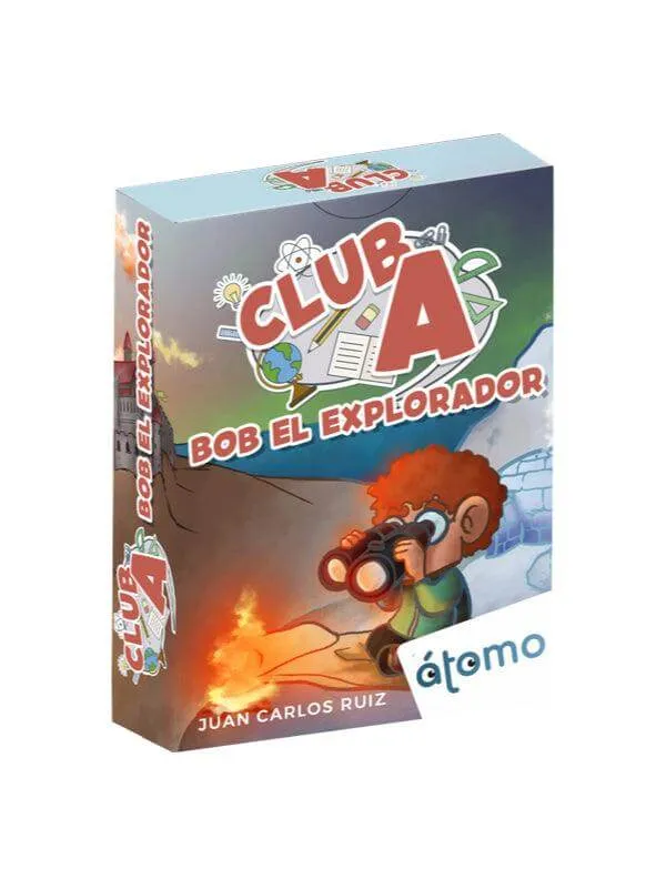 Club A, Bob el Explorador - Juego de mesa - Atomo - 1-4 jugadores - 8+ años - 10 min