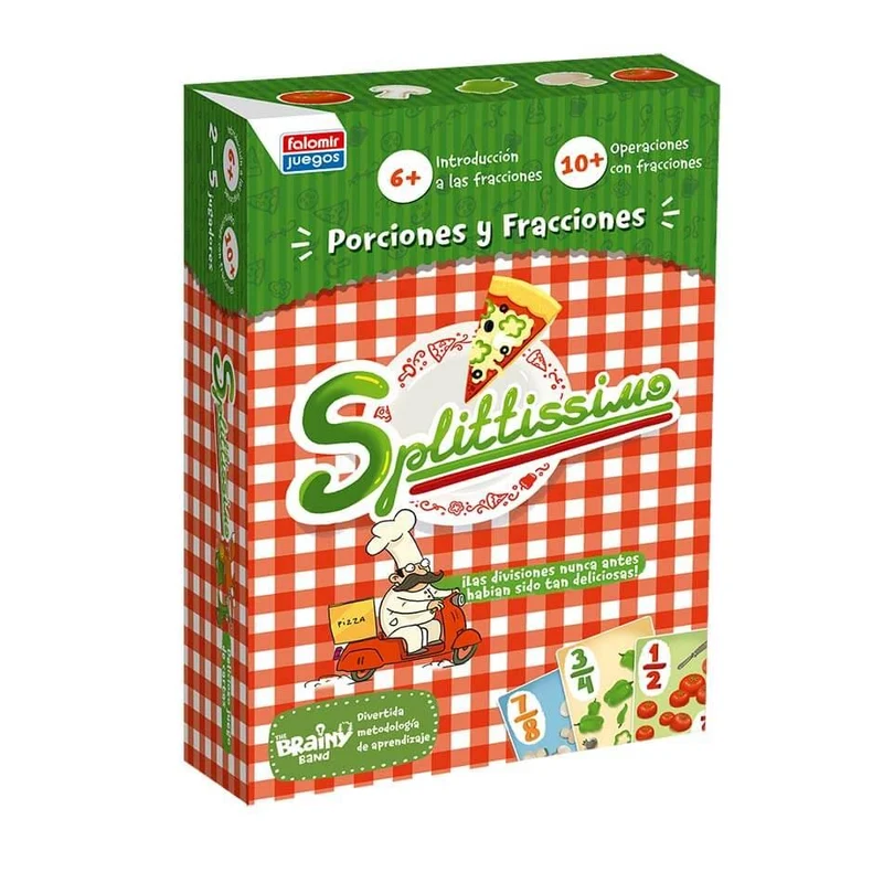 Splittissimo - Juego de mesa - FALOMIR - 2-5 jugadores - 6+ años - Menos de 30 min