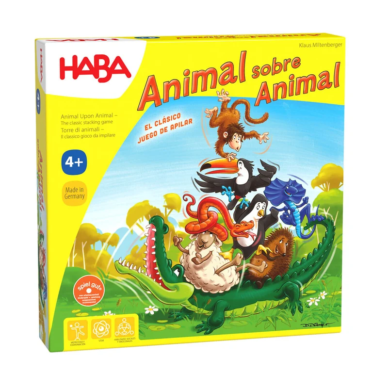 Animal sobre Animal - Juego de mesa - Haba - 2-4 jugadores - 4+ años - 15 min