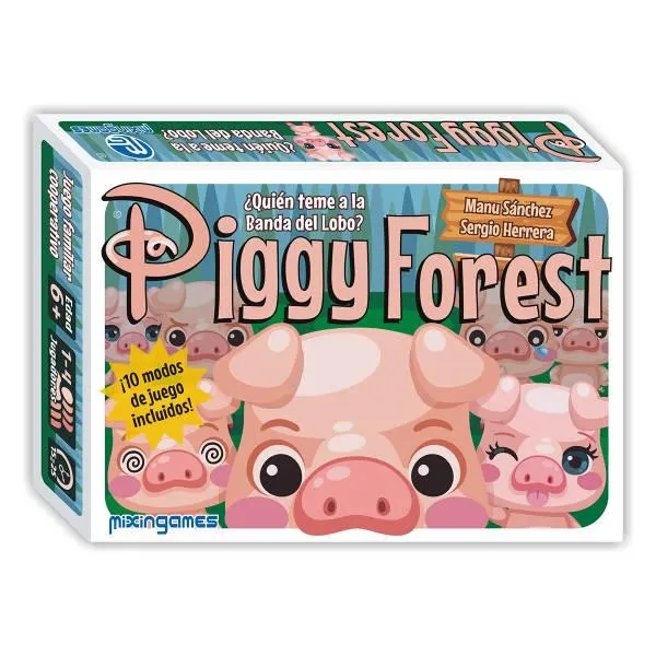 Piggy Forest - Juego de mesa - Mixin Games - 1-4 jugadores - 6+ años - 15-25 min
