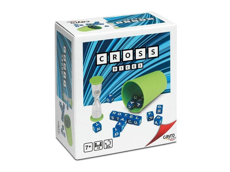 Cross Dices - Juego de mesa - Cayro - 2 o más jugadores - 7+ años - 20 min