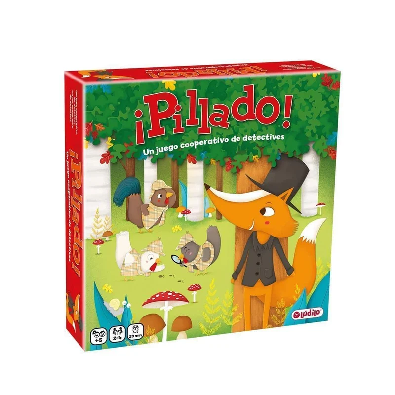 ¡Pillado! - Juego de mesa - Ludilo - 2-4 jugadores - 5+ años - 15 min