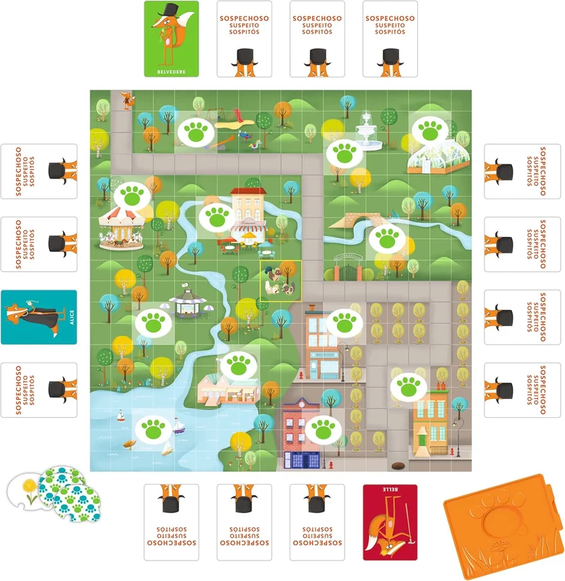 ¡Pillado! - Juego de mesa - Ludilo - 2-4 jugadores - 5+ años - 15 min