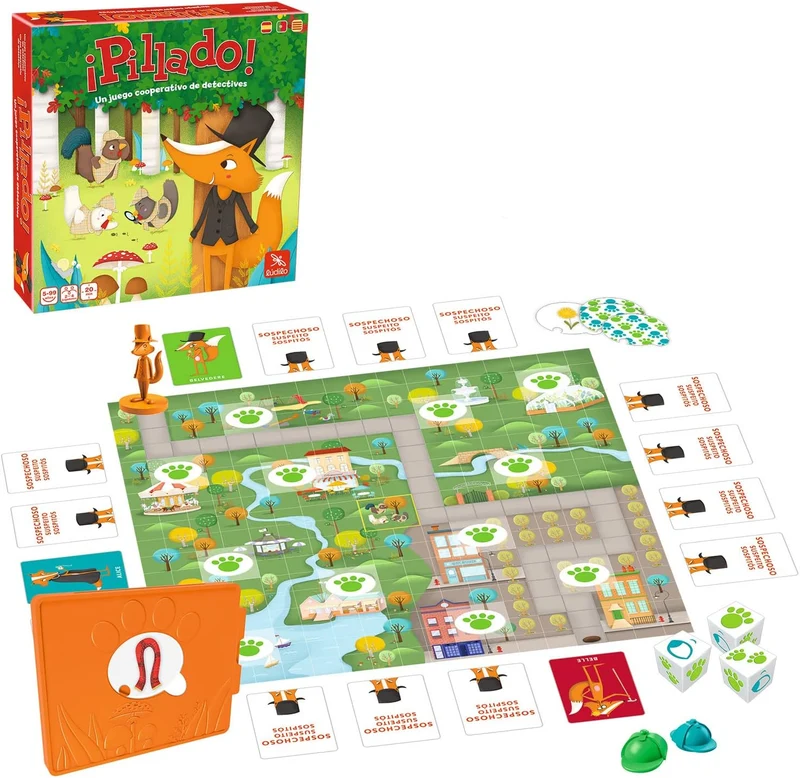 ¡Pillado! - Juego de mesa - Ludilo - 2-4 jugadores - 5+ años - 15 min