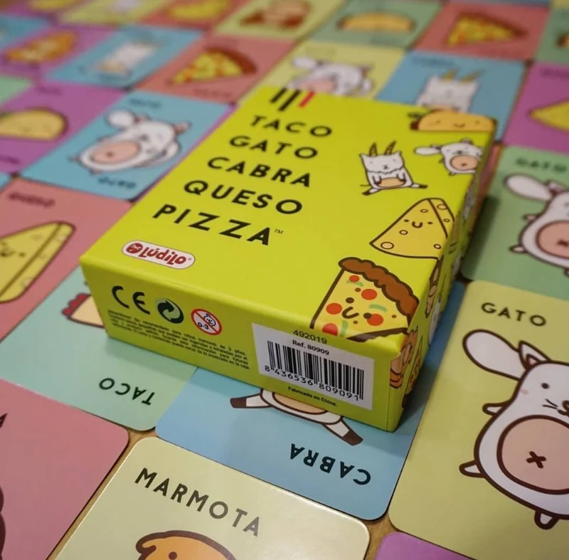 Taco Gato Cabra Queso Pizza - Juego de mesa - Ludilo - 3-8 jugadores - 8+ años - 15 min
