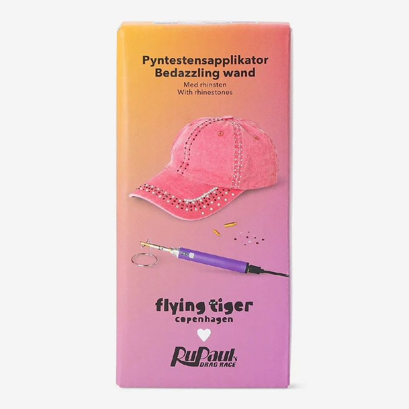 RuPaul's Drag Race x Flying Tiger Copenhagen - Bedazzle kit with rhinestones