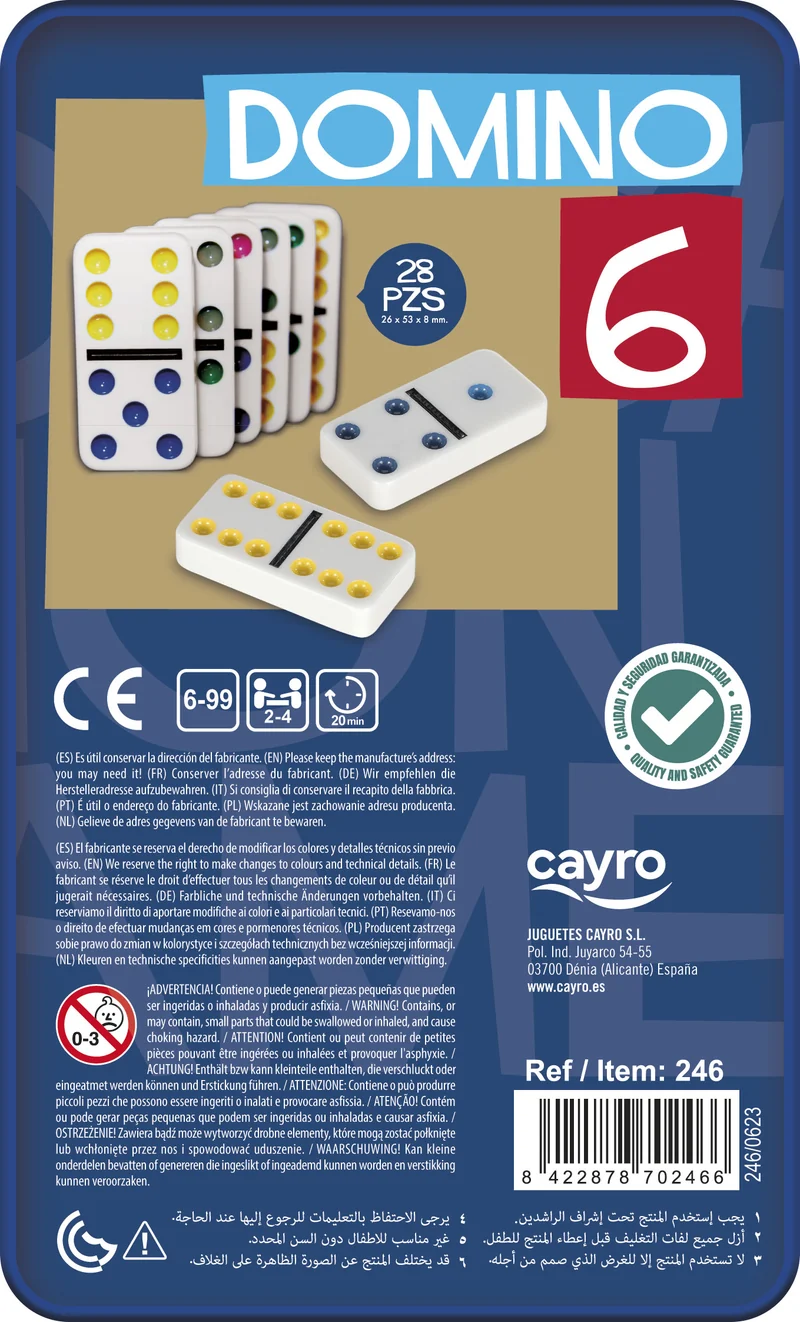 Dominó Colores · Cayro