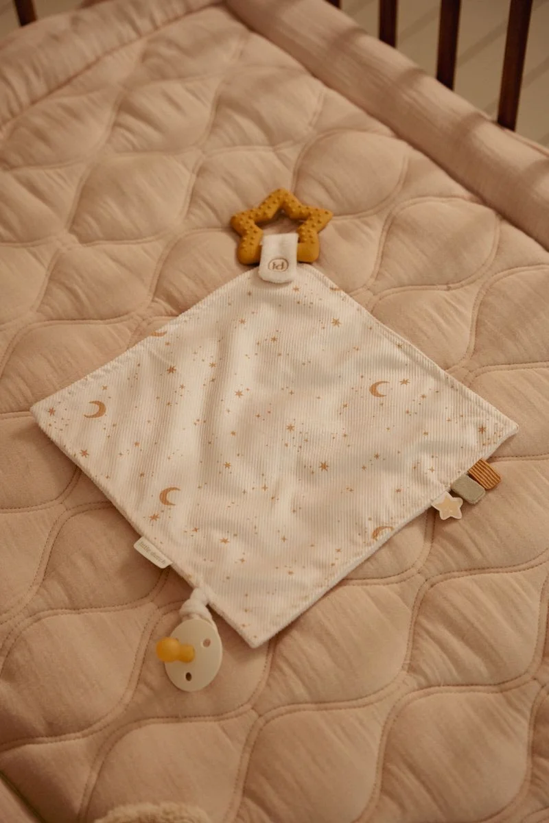 Doudou con mordedor Newborn Natural · Little Dutch