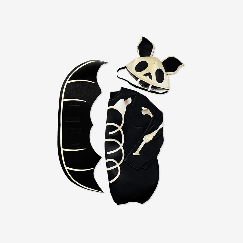 Skeleton bat with wings for kids