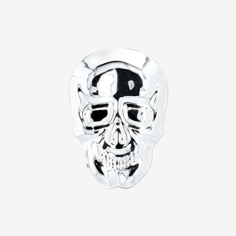 Silver skull dish