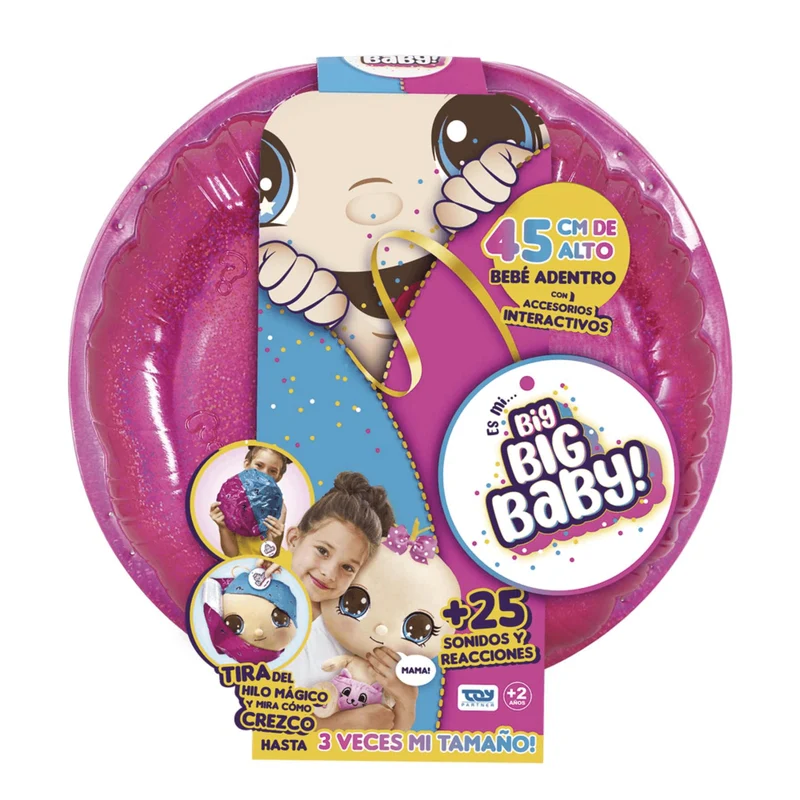 Muñeca Big Big Baby 45 cm Modelo Sorpresa