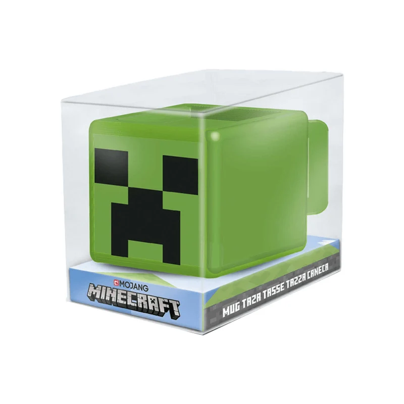 Minecraft Taza Cerámica 3D 440 ml en Caja Regalo