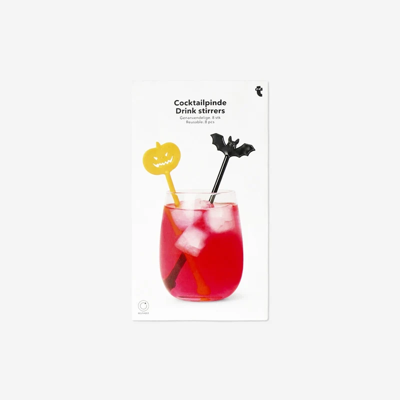 Halloween drink stirrers - 3 pcs