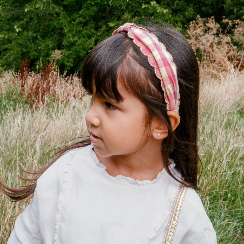 Diadema · Scalloped Gingham