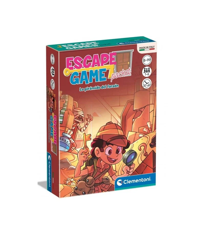 ESCAPE GAME La Pirámide del Faraón - Juego de mesa - Clementoni - 1-6 jugadores - 8+ años - 30-60 min