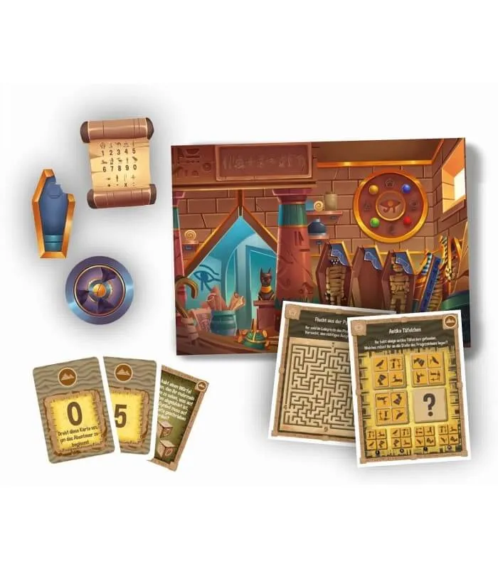 ESCAPE GAME La Pirámide del Faraón - Juego de mesa - Clementoni - 1-6 jugadores - 8+ años - 30-60 min
