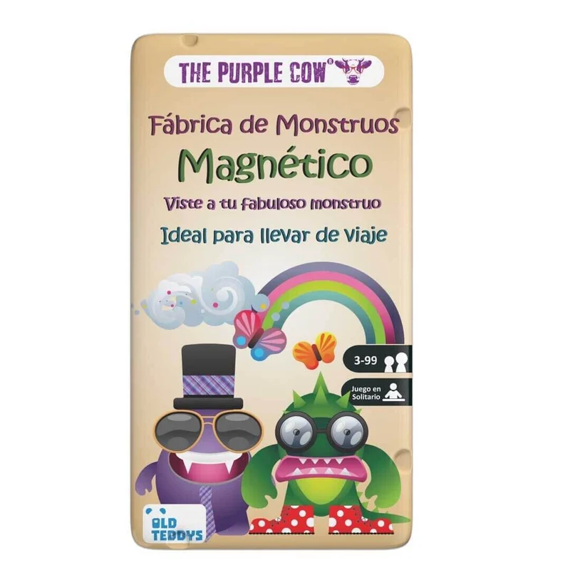 TO GO - Fábrica de Monstruos - Juego de mesa - The Purple Cow - 1-2 jugadores - 3+ años - 5-10 min