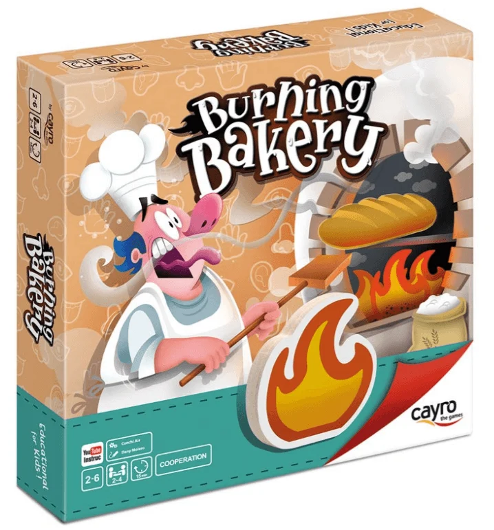 Burning Bakery - Juego de mesa - Cayro - 2-4 jugadores - 2+ años - 10 min