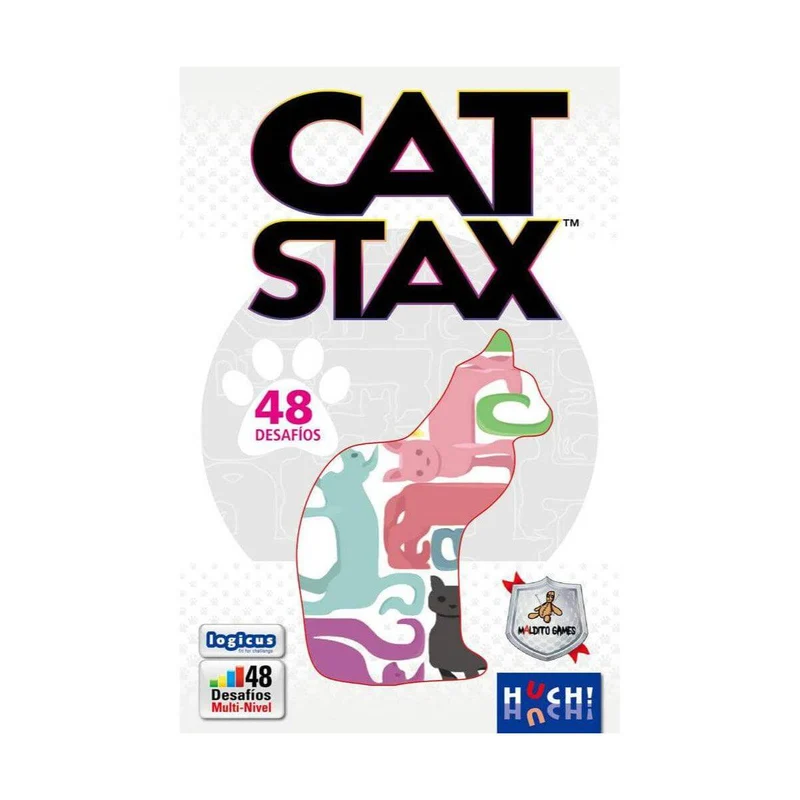Cat Stax - Juego de mesa - MALDITO GAMES - 1 jugador - 7+ años - 15 min