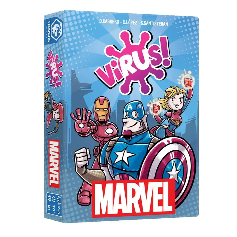 Virus! Marvel - Juego de mesa - Tranjis - 2-5 jugadores - 8+ años - 15-20 min