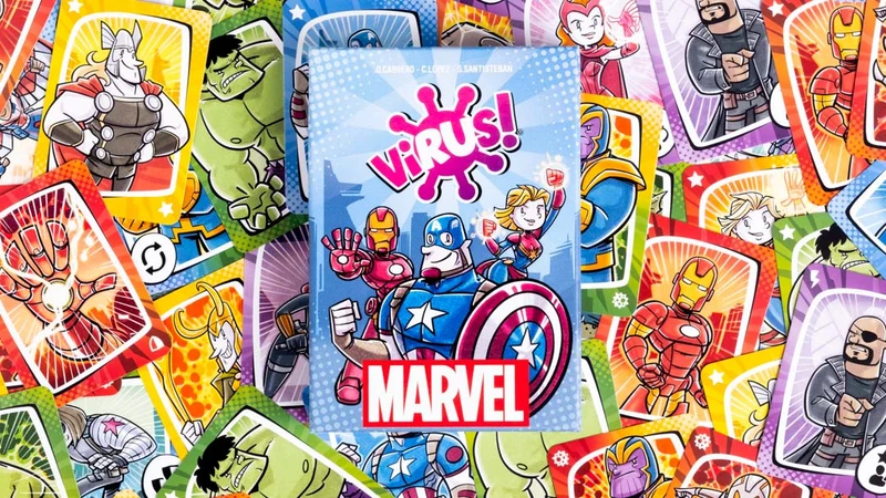 Virus! Marvel - Juego de mesa - Tranjis - 2-5 jugadores - 8+ años - 15-20 min