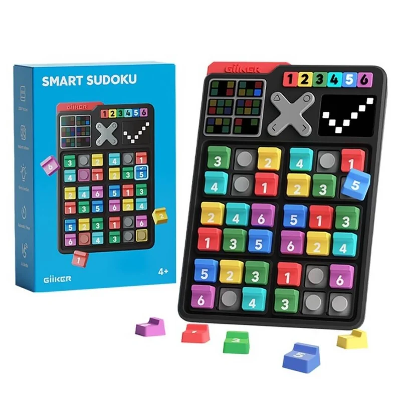 Smart Sudoku - Juego de mesa - Giiker - 1-2 jugadores - 4+ años - 10-20 min