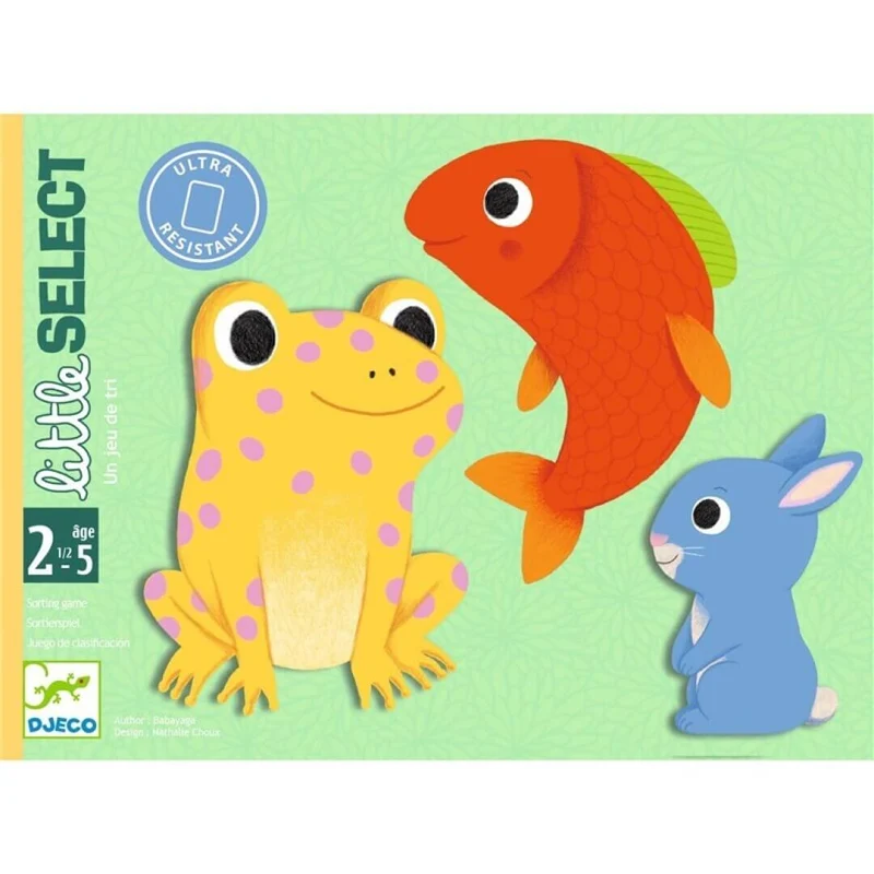 Little Select - Juego de mesa - Djeco - 2-4 jugadores - 2+ años - 10 min