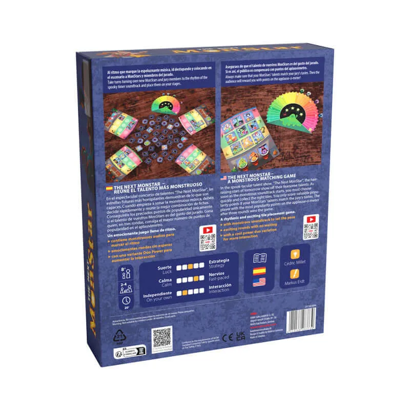 The Next MonStar - Juego de mesa - Haba - 2-4 jugadores - 8+ años - 20 min
