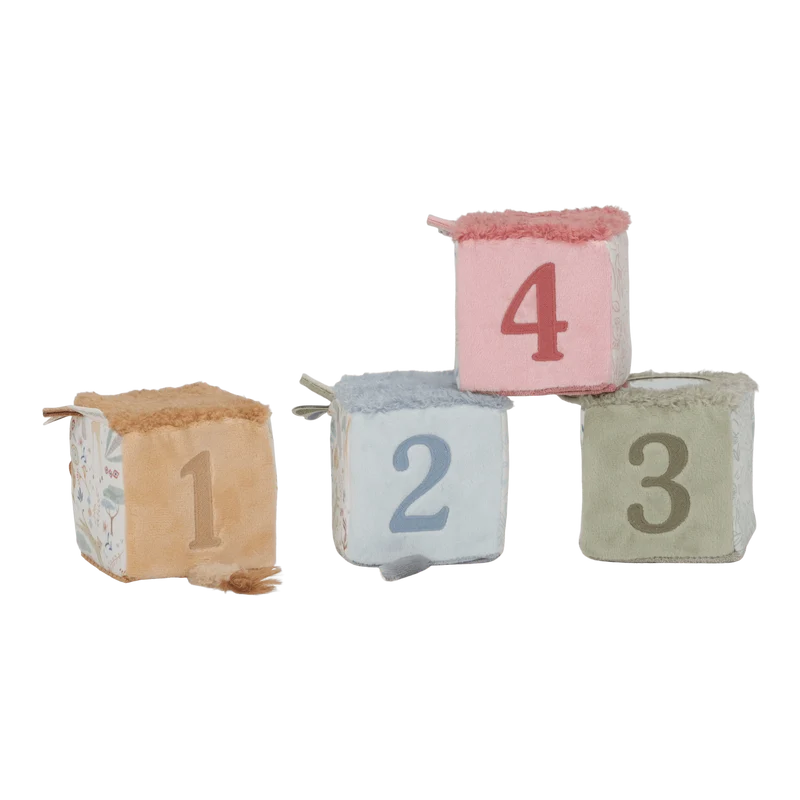 Cubos Blanditos Apilables Safari Friends · Little Dutch