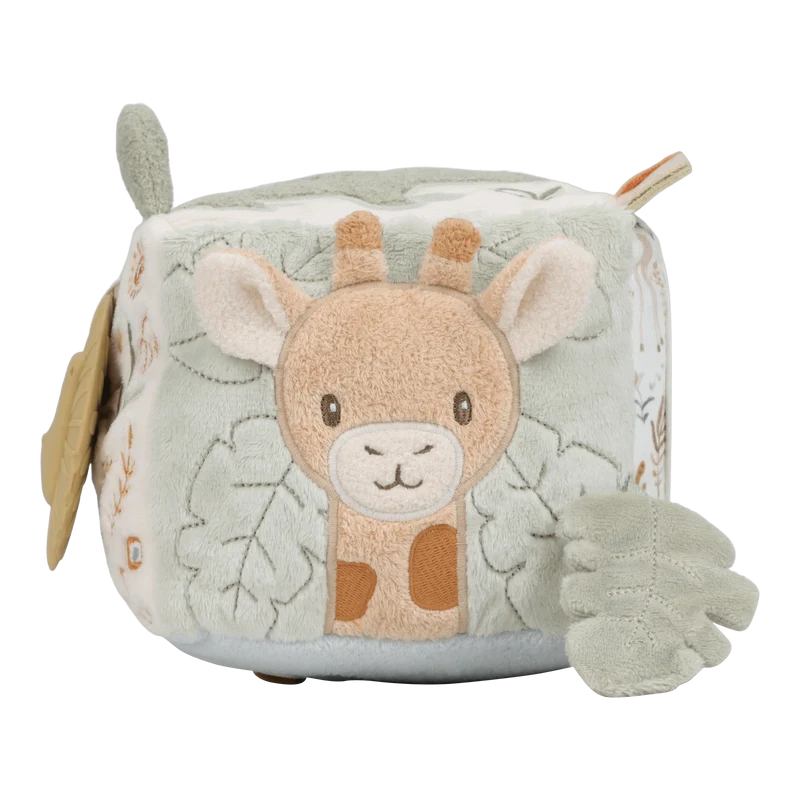 Cubo Blandito de Actividades Safari Friends · Little Dutch