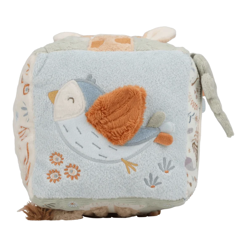Cubo Blandito de Actividades Safari Friends · Little Dutch