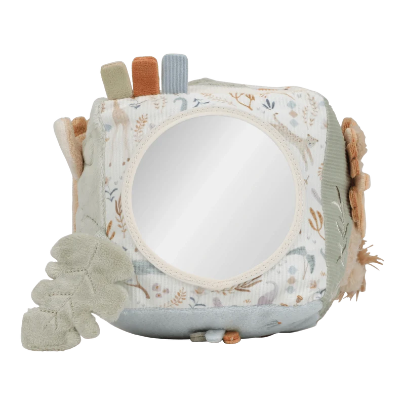 Cubo Blandito de Actividades Safari Friends · Little Dutch