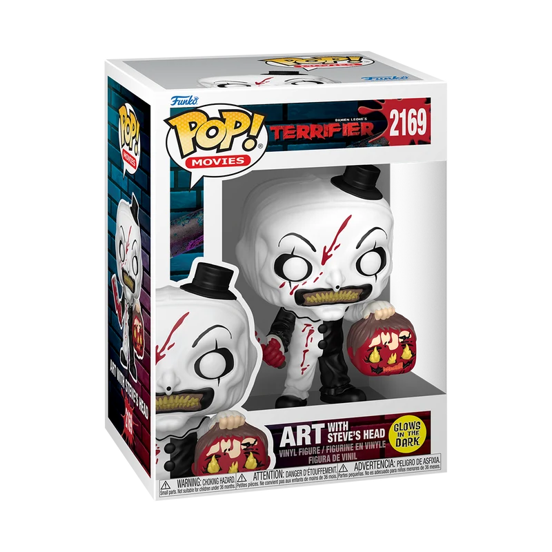 Funko Pop Movies: Terrifier - Art con cabeza Glow