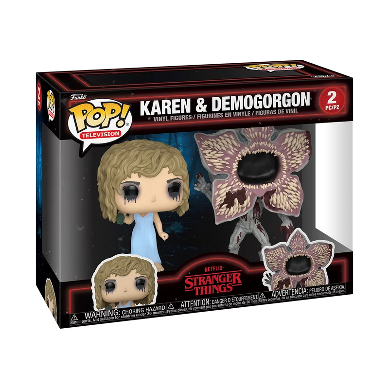 Funko Pop TV: Stranger Things - Karen con Demogorgon 2 Pack