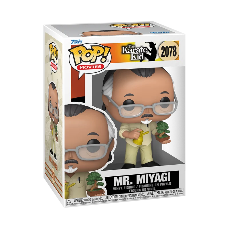 Funko Pop Movies: Karate Kid - Miyagi con bonsai