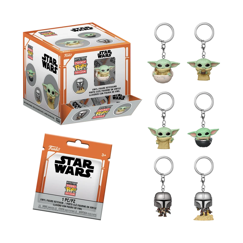 Funko Pop Keychain: The Mandalorian - UNITARIO