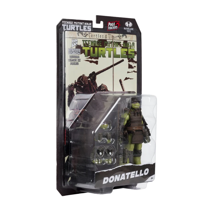 Mcfarlane Figure With Comic: Tmnt Tortugas Ninja - Donatello Turtles In Time 5 Pulgadas Con Comic