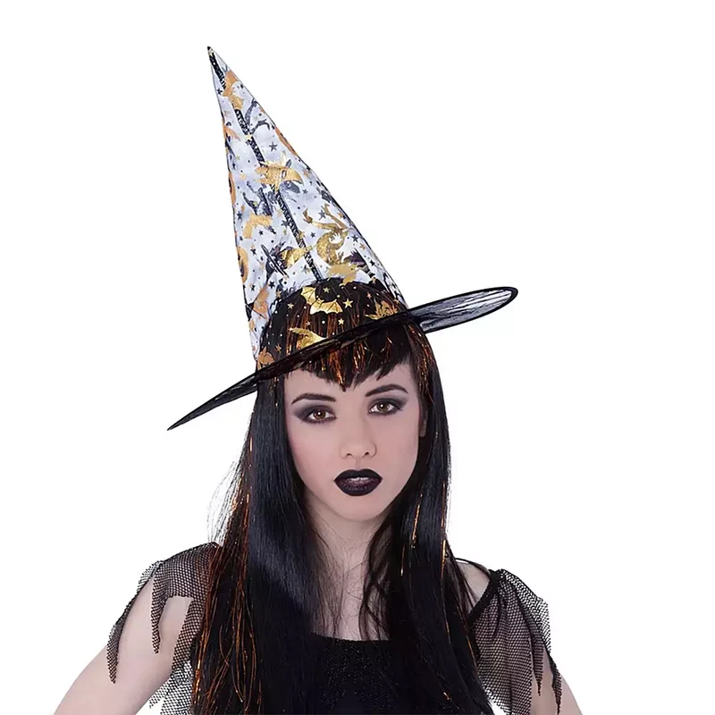 Sombrero Bruja Gold Dorado Rubie´s