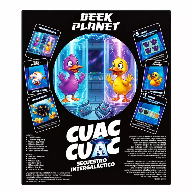 Cuac Cuac Secuestro Intergaláctico Geek Planet