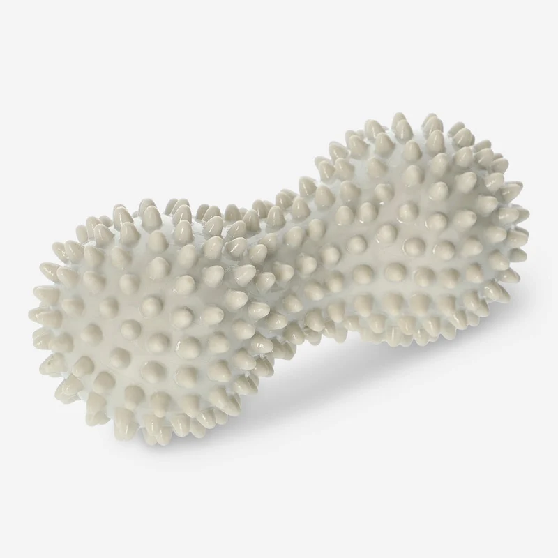 Grey massage roller with spikes