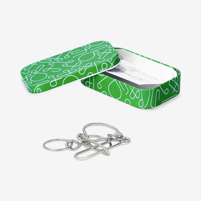 IQ puzzle in tin box - Advanced