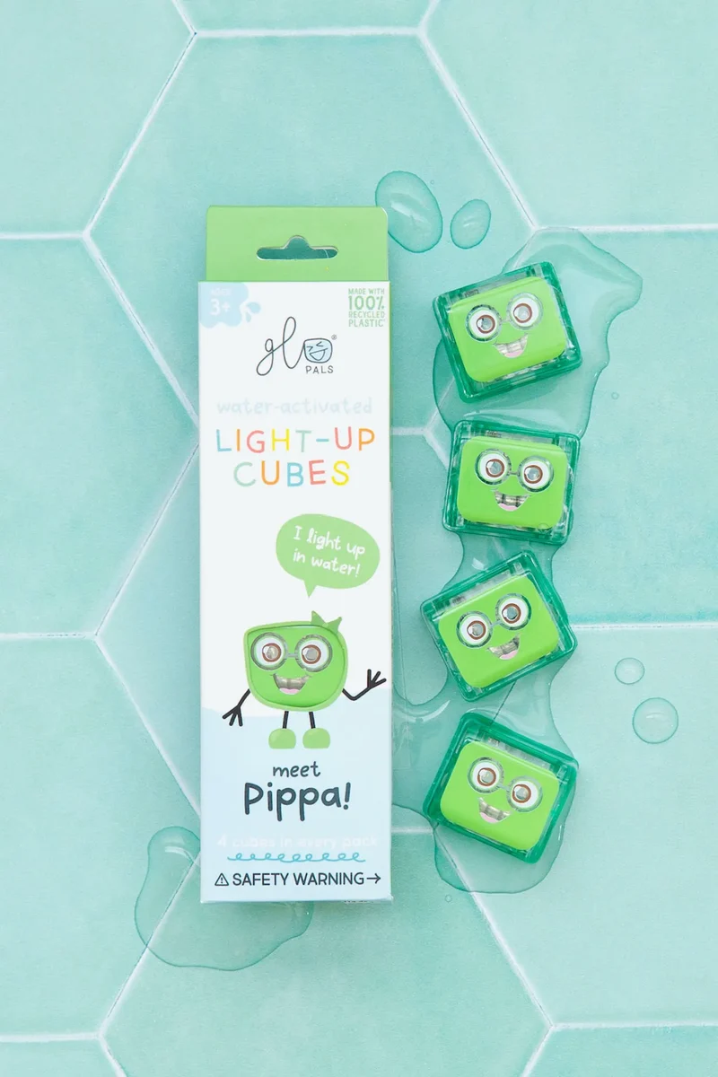 GloPals Cubos luz para el baño BLAIR Verde