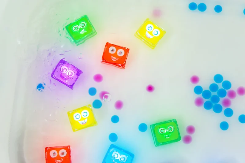 GloPals Cubos luz para el baño BLAIR Verde