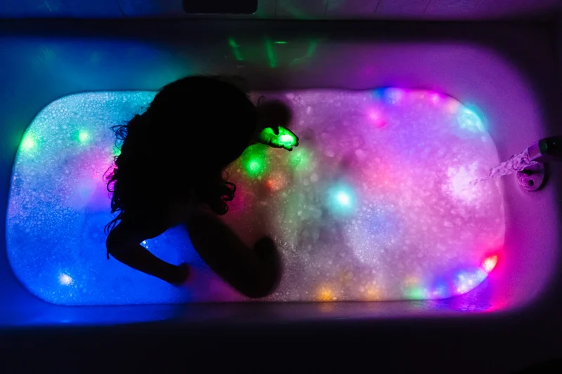 GloPals Cubos luz para el baño BLAIR Multicolor
